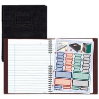 NotePro Recycled Notebook, 8.5" x 11", College Ruled, Lizard-Like Red Cover, Each - Rcycld NteBk College Ruled - Image 1