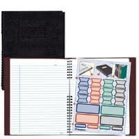 NotePro Recycled Notebook, 8.5" x 11", College Ruled, Black, Each - Rcycld NteBk College Ruled - Image 1