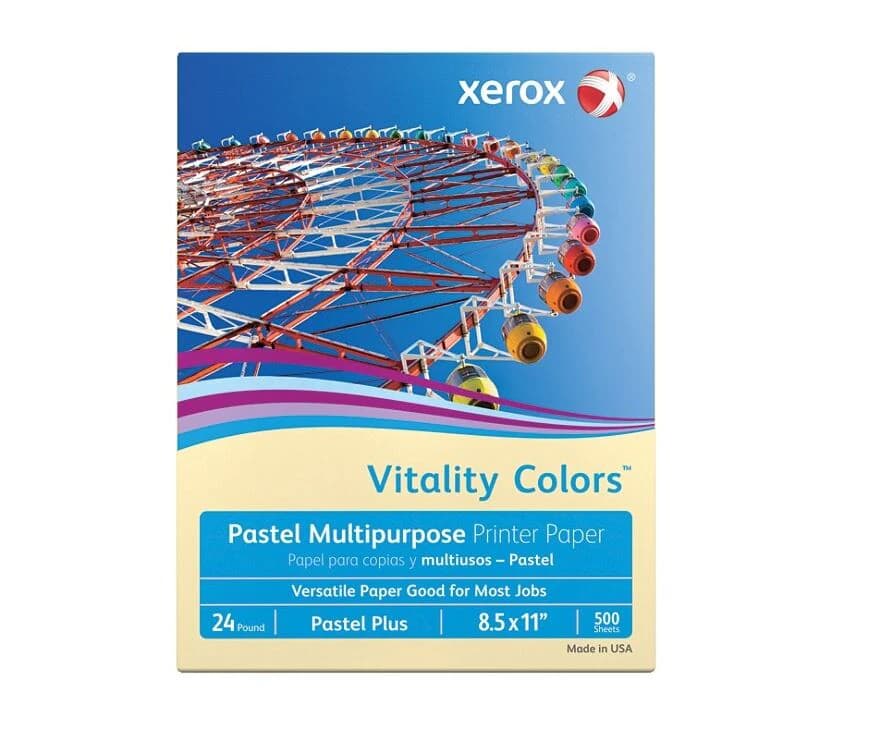 Copy Paper Ivory Pastels Plus, Multipurpose, 8.5 x 11 in, 24 Lb, 500/Ream - Copy Paper Ivory Pastels Plus - Image 1