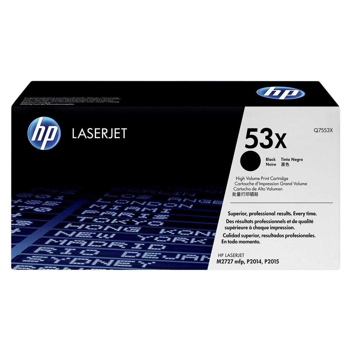 HP 53X Black Original Toner Cartridge, Q7553X - Cartridge Toner HP Q7553X - Image 1