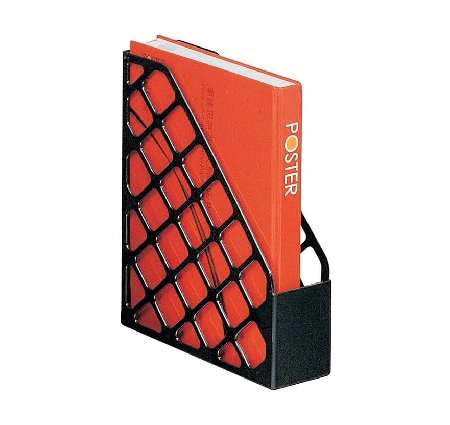 File Magazine Standard Recycle, Mesh Plastic, Black, Each - File Magazine Standard Recycle - Image 1