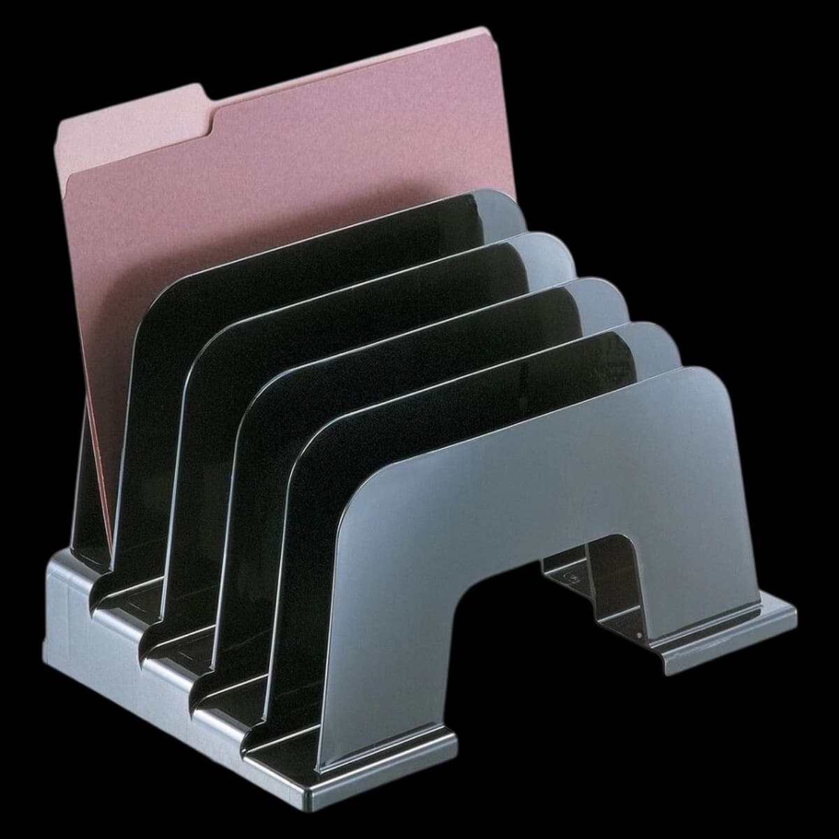 Office Depot Sorter Incline Large Recycled, Black, Each - Sorter Incline Large Recycled - Image 1