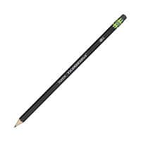 Dixon Ticonderoga #2 Pencils, Black Barrel, Soft Lead, 12/Box - Pencil #2 Ticonderoga Black - Image 1