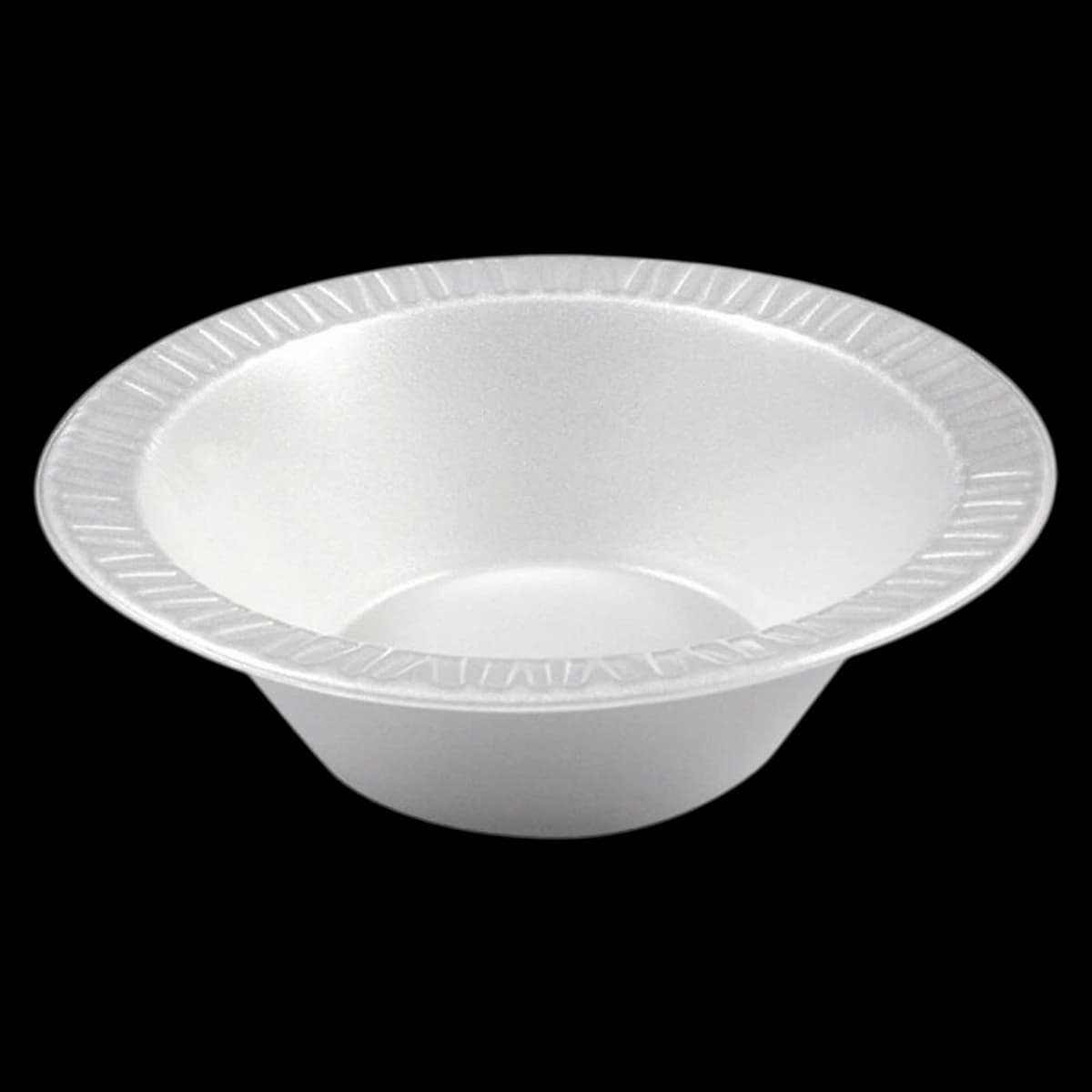 Dart Laminated Foam Bowls, 12 oz, White, 8/Package - Bowl Foam Lmntd 12oz White - Image 1