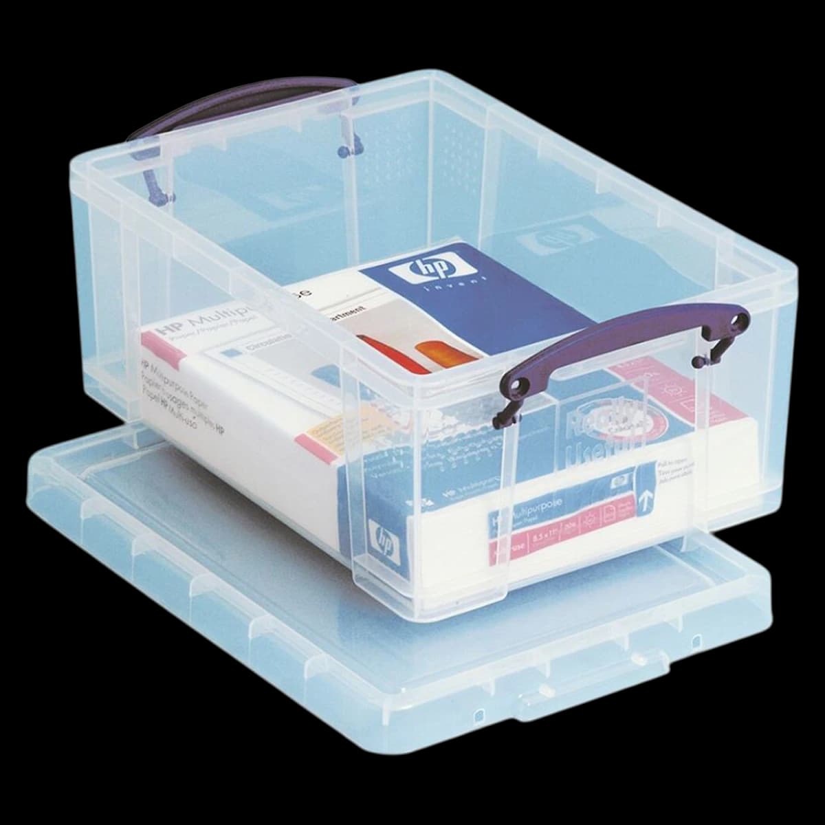 Really Useful Products Box Storage 9 Liter Clear - Box Storage 9 Liter Clear - Image 1