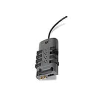 Belkin Surge 12-Outlet Pivot Surge Protector with Phone Line & Coaxial Protection - Surge 12-Outlet Pivot W/Tel - Image 1