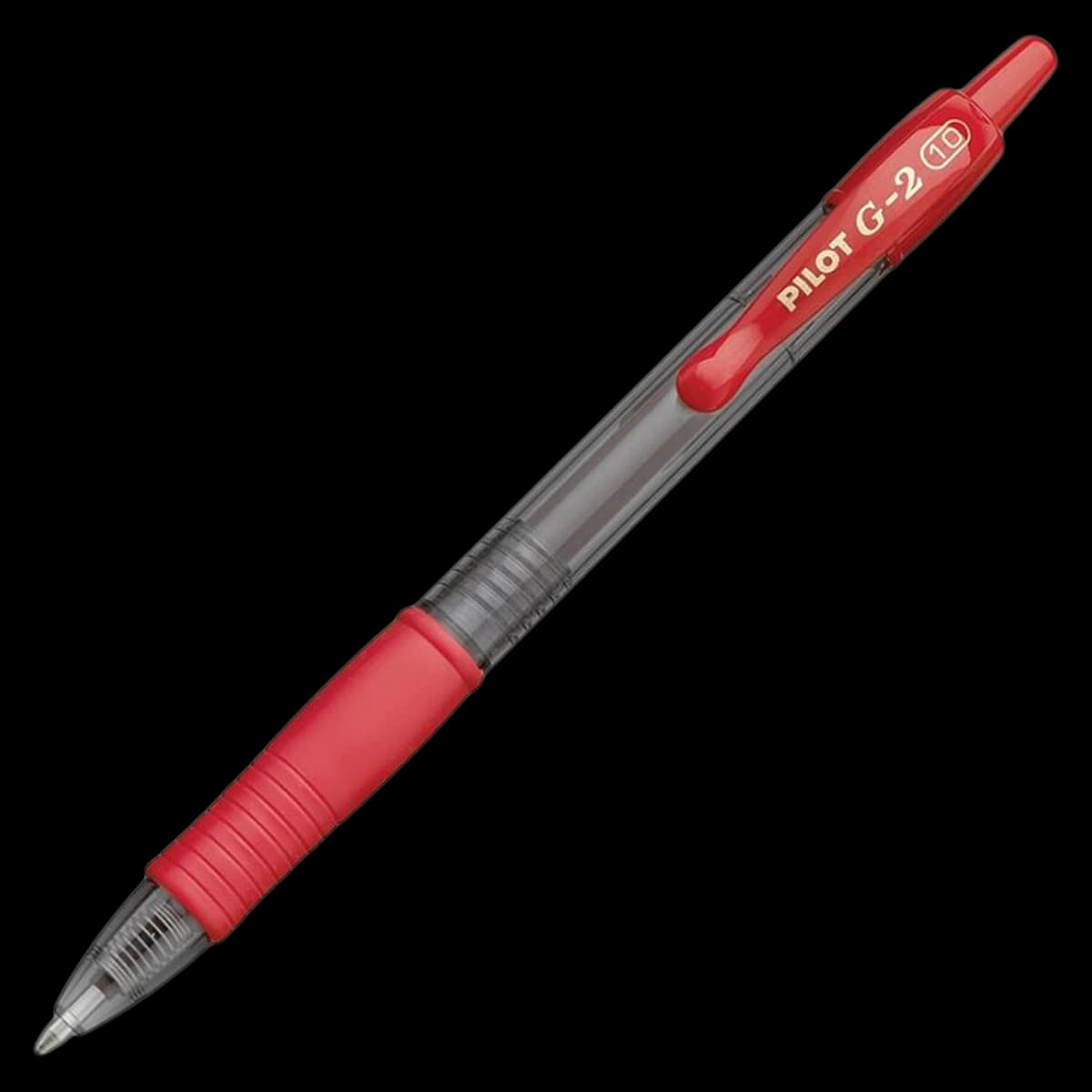 Pilot G2 Gel Pen, 1.0mm Bold Point, Red, 12/Pack - Pen Rt Gel G2 1.0mm Astd - Image 1