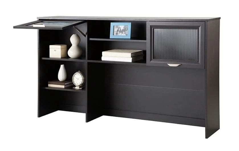 Hutch Glass Doors Laminate Espresso, Magellan Collection - Hutch Glass Doors Lam Espresso - Image 1