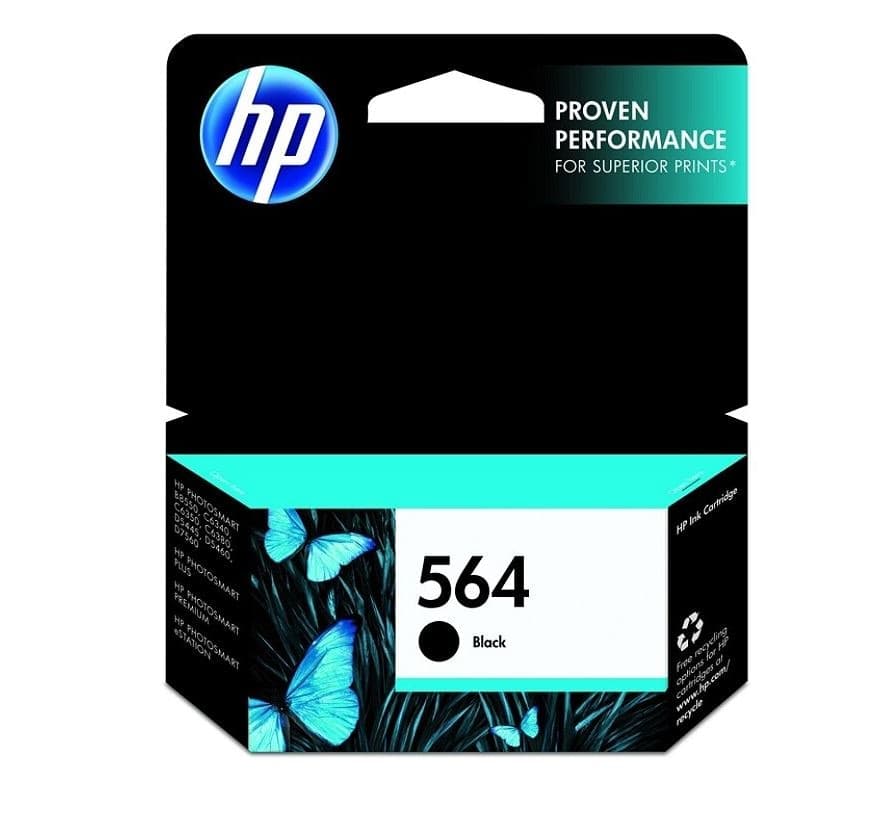 HP 564 Black Original Ink Cartridge, CB316WN - Cartridge Ink 564 Black HP - Image 1