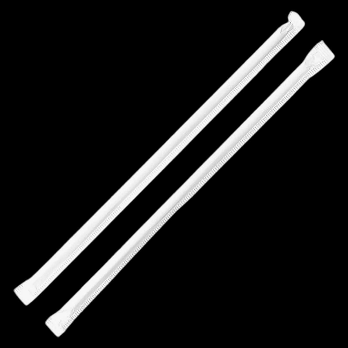 Genuine Joe Jumbo Straight Straws, 3/4" Wrap, 500/Box - Straw Jumbo-3/4" Wrap - Image 1