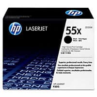 HP 55X High-Yield Black Original Toner Cartridge, CE255X - Cartridge Toner Blk Hi Yield - Image 1