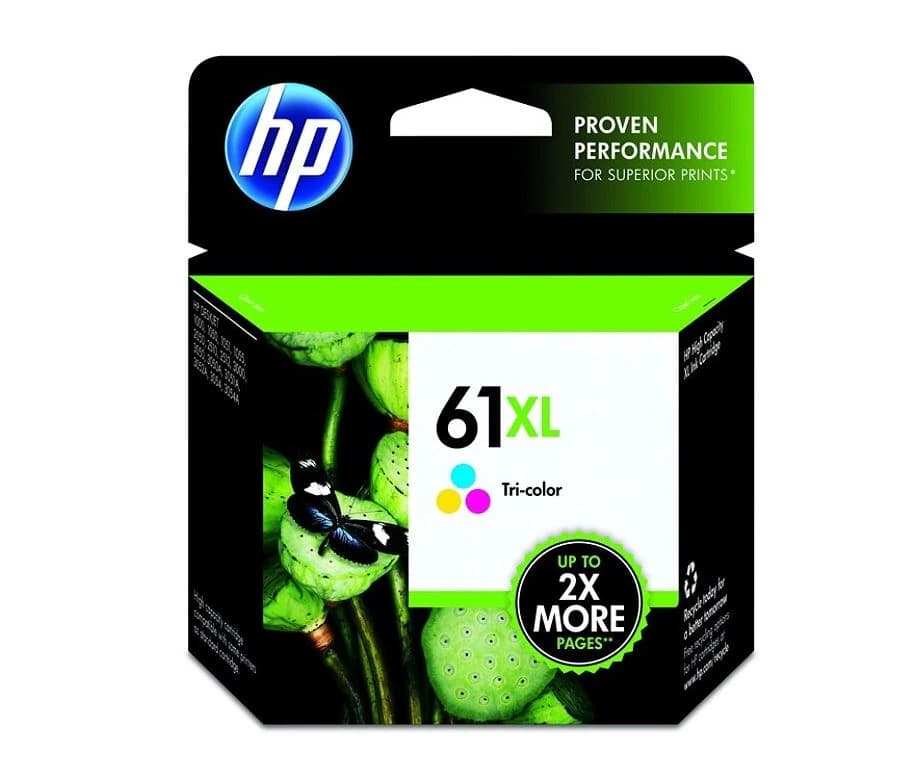 HP 61XL Tricolor Original Ink Cartridge, CH564WN#140 - Ink Cartridge 61XL CH564WN#140 - Image 1
