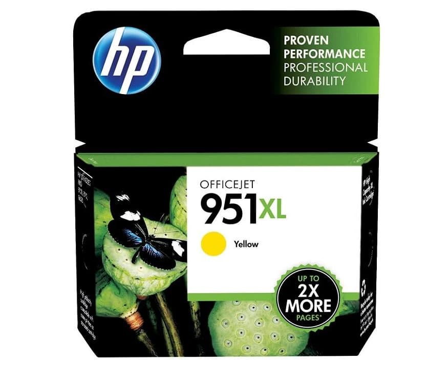 HP 951XL Yellow Original Ink Cartridge, CN048AN - Cartridge Ink HP #951XL - Image 1