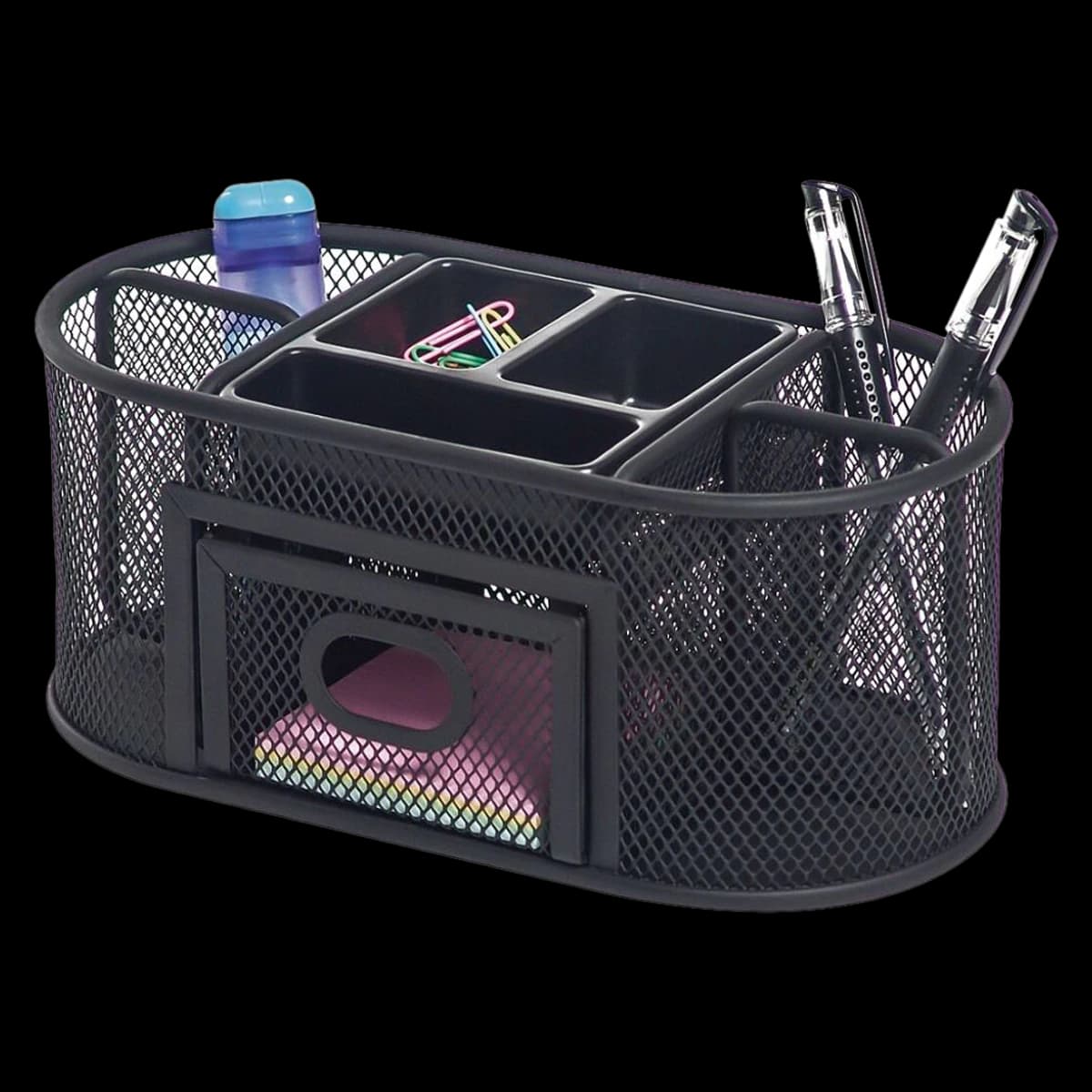 Metro Mesh Organizer, Oval, Black - ORGANIZER OVAL BLACK - Image 1
