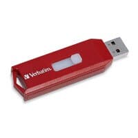 Verbatim Store 'N' Go Swivel USB Drive, 32GB, Red - DRIVE USB STORE'N'GO 32GB RED - Image 1