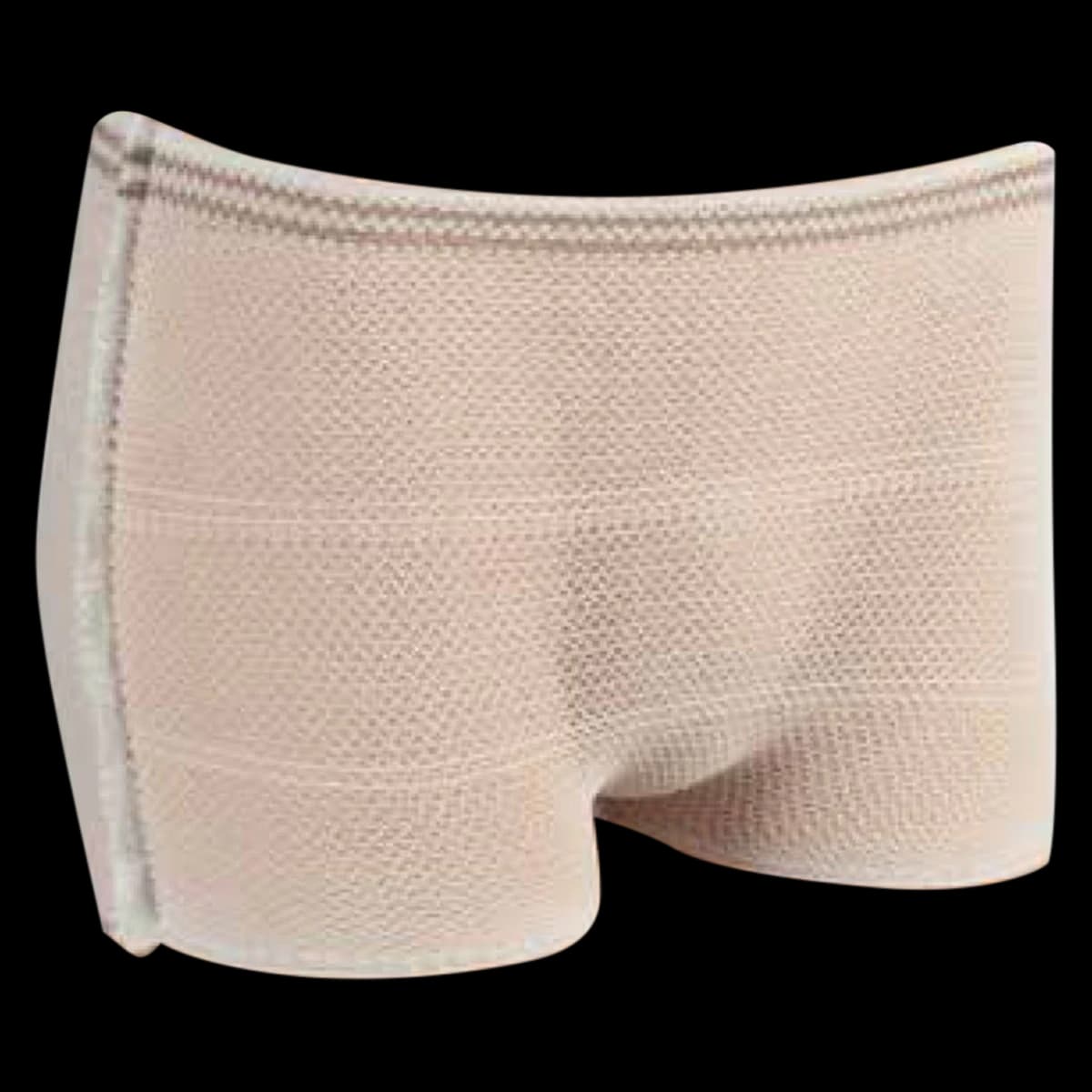 Cardinal Health Mesh Stretch Incontinence Pants, Unisex Adult, Large, Brown/White, Nonabsorbent Pull-Up, 100/Case - Pants Mesh Strtch Lg 56" Wasit - Image 1