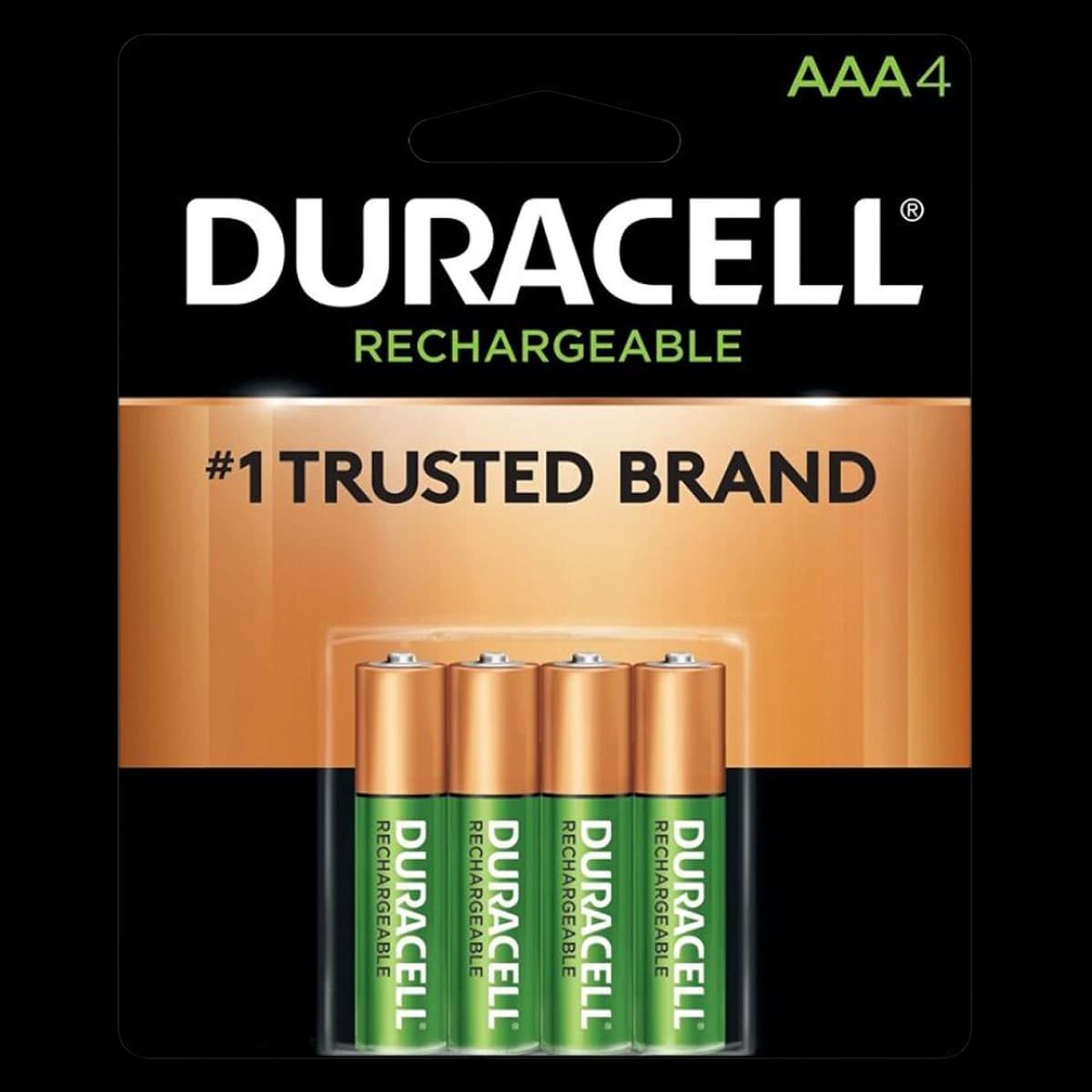 Duracell NiMH AAA Rechargeable Batteries, 1.5V, 4/Pack, NL2400B4N001 - Battery Rechargeable NIMH 1.5v - Image 1