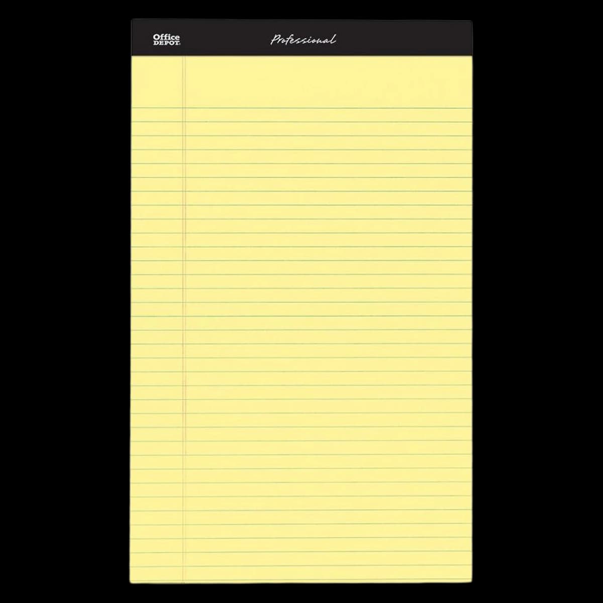Tops Business Forms Pro Legal Pad, 8.5" x 14", Canary, 4 Pads/Pack, 4/Pk - Legal Pad 8.5x14 Canary - Image 1