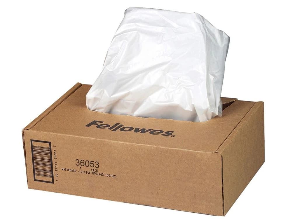 Fellowes Powershred Waste Bags, 100/Box - Waste Bags Powershred - Image 1