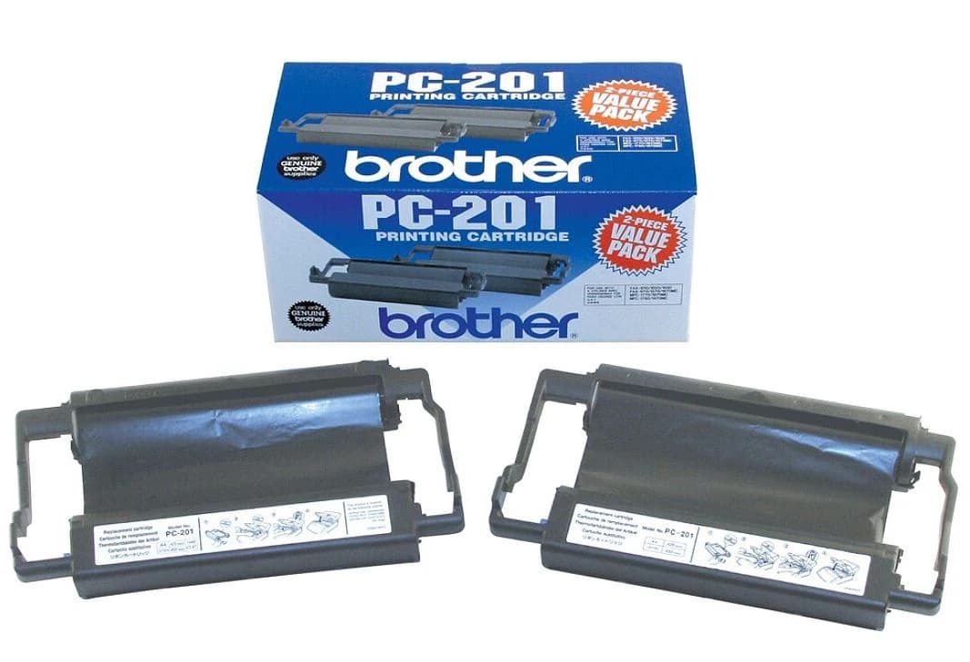 Brother PC-201 Black Ink Cartridge, 2/Pack - Ink Brother PC-201 - Image 1
