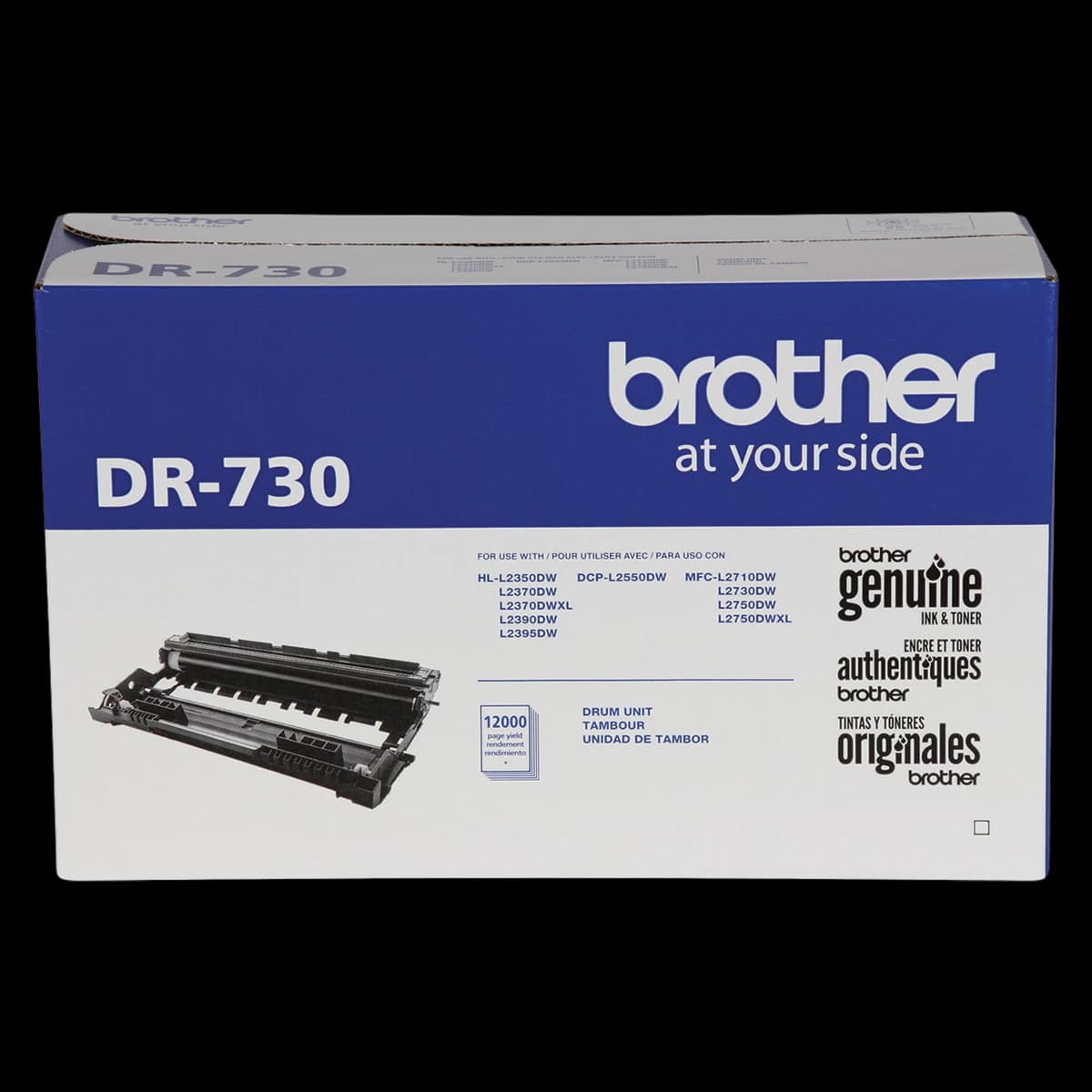 Brother DR730 Black Drum Unit - Brother Black Drum Unit - Image 1