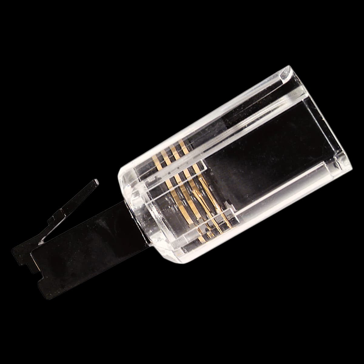 Softalk Phone Cord Detangler, Black/Clear, 21001 - Phone Cord Detangler - Image 1