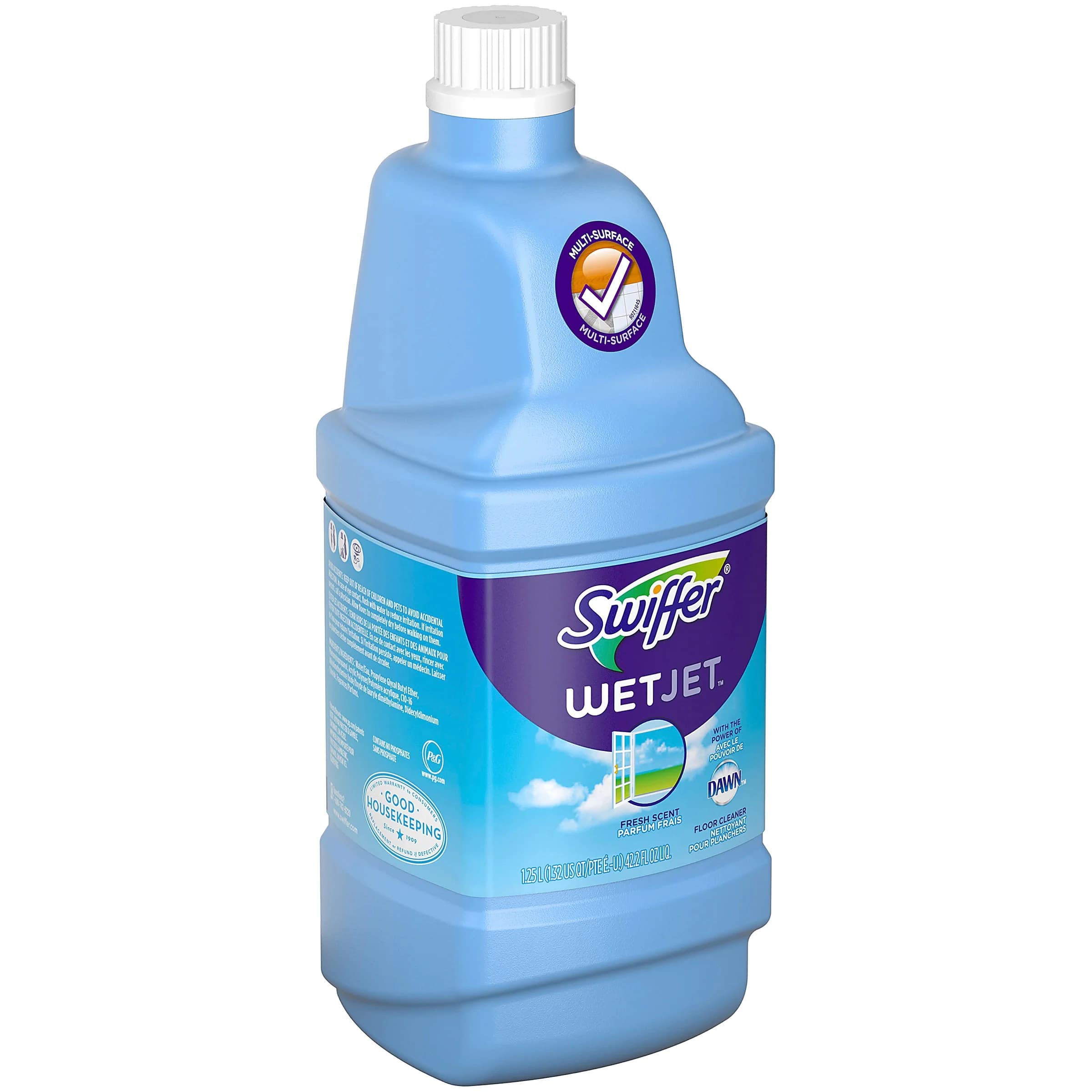 Swiffer WetJet Multipurpose Floor Cleaner, 4/Pack - Swiffer Multipurpose Clnr - Image 1