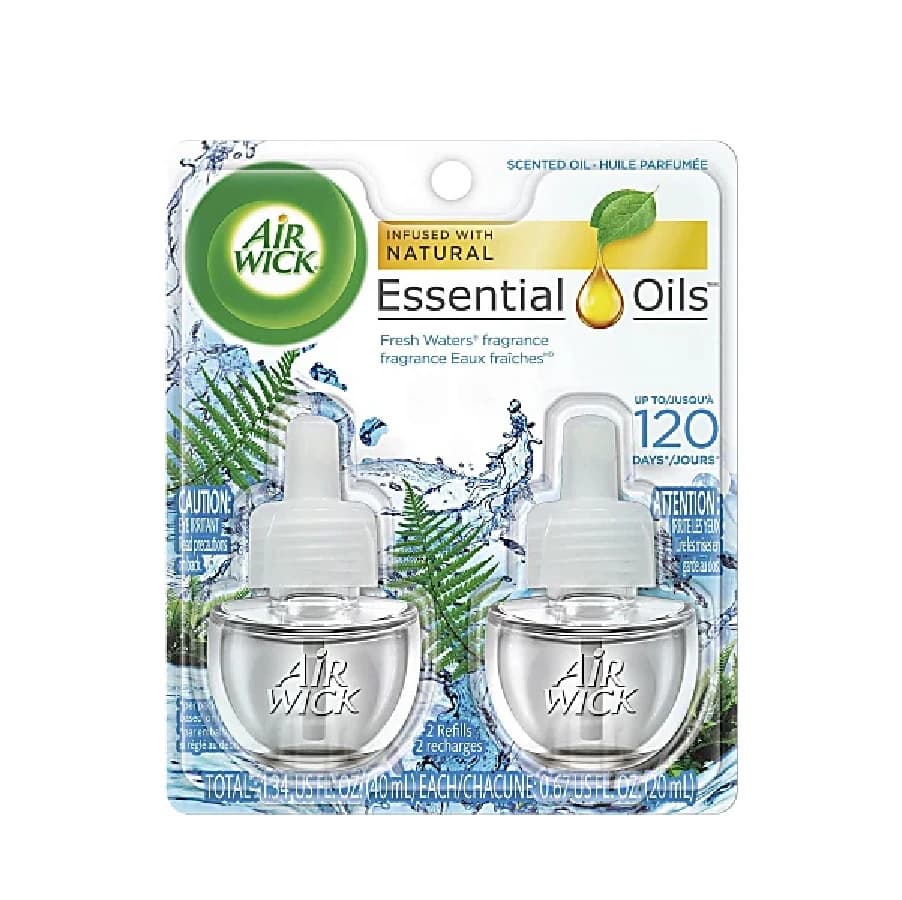 Air Wick Oil Warmer Fresh Waters Fragrance, 2/Pack - Air Wick Oil Warmer Fresh - Image 1