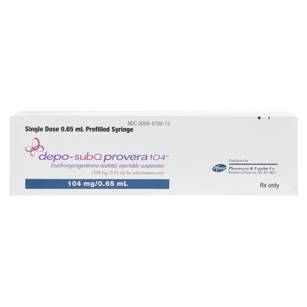 Depo-SubQ Provera 104 mg Injection, Prefilled Syringe, 0.65 mL, Each thumbnail 6