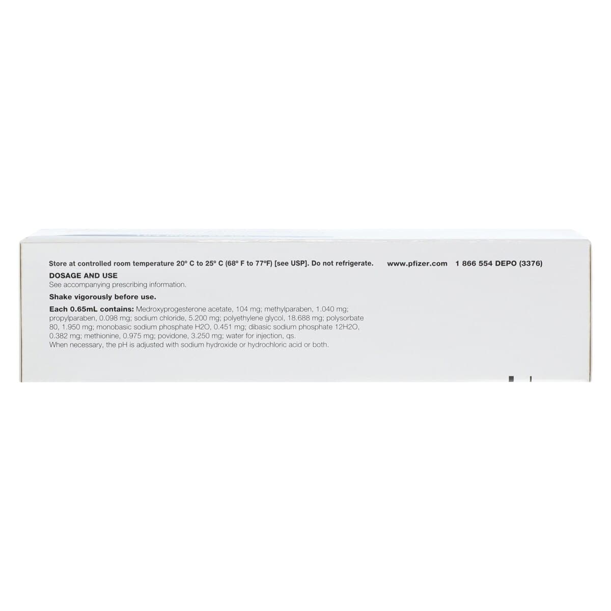 Depo-SubQ Provera 104 mg Injection, Prefilled Syringe, 0.65 mL, Each thumbnail 3