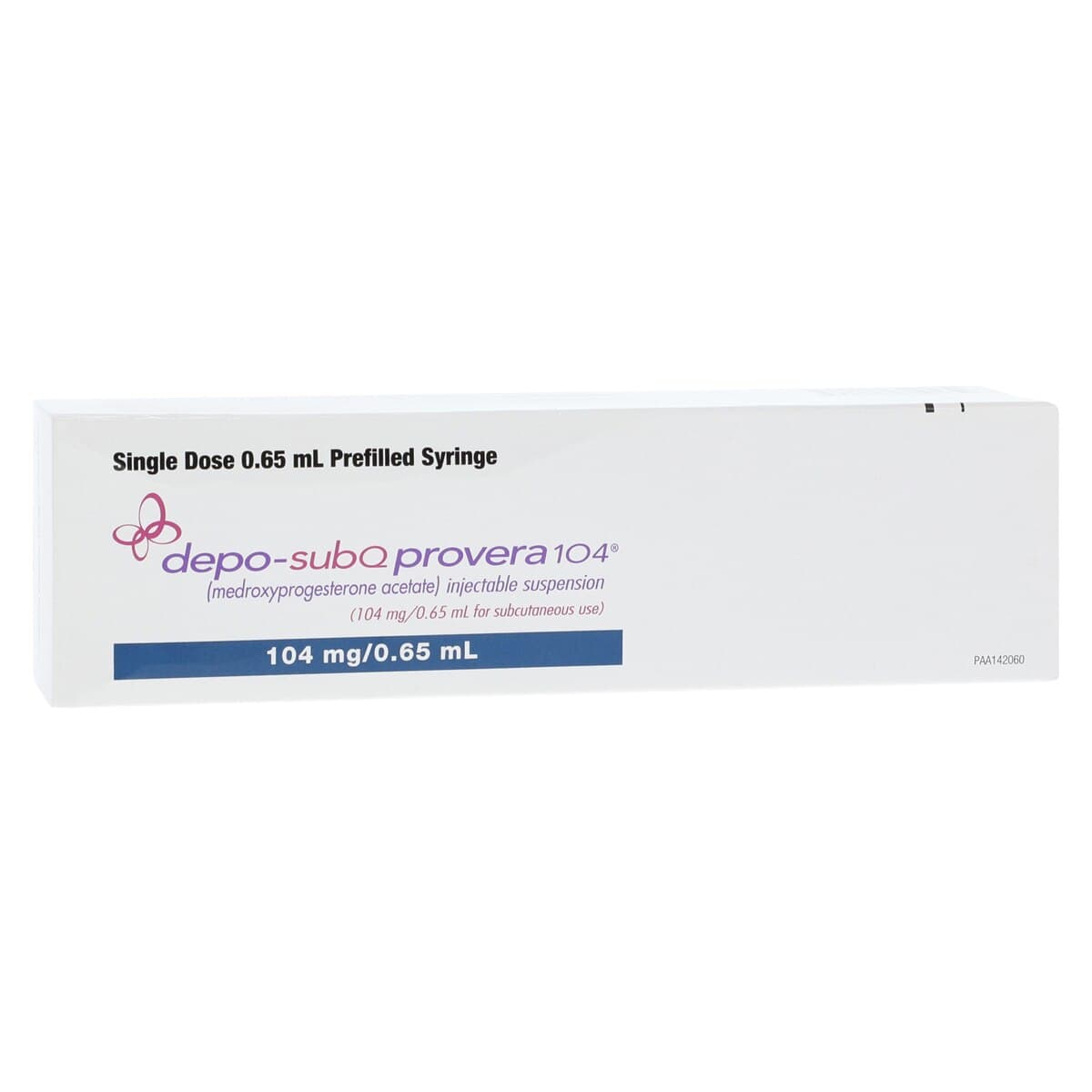 Depo-SubQ Provera 104 mg Injection, Prefilled Syringe, 0.65 mL, Each thumbnail 2