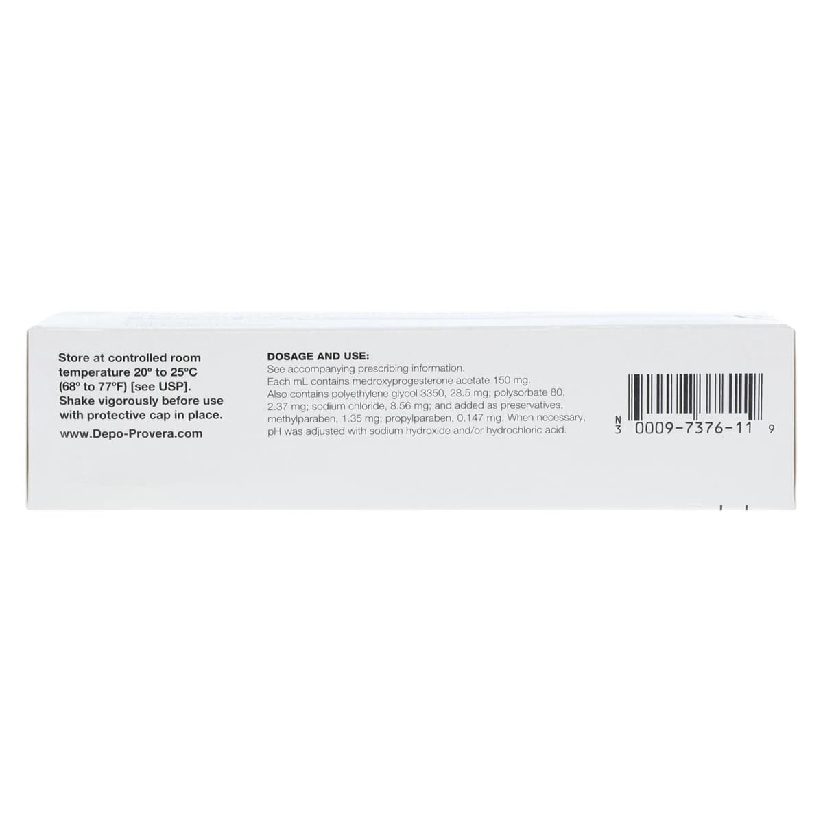 Depo-Provera Injection 150mg/mL Prefilled Syringe 1mL thumbnail 3