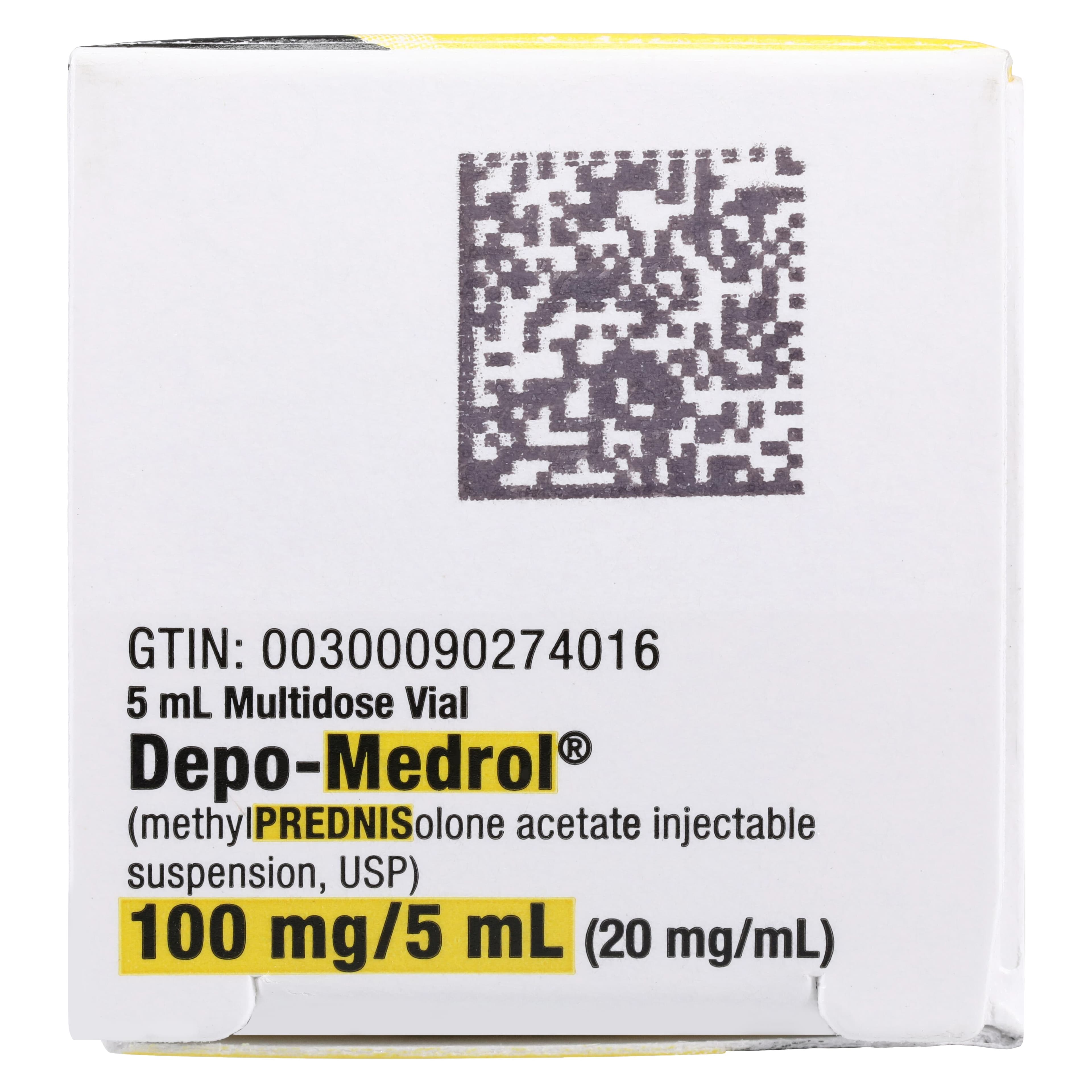 Depo-Medrol Injection 20mg/mL, MDV, 5mL Vial thumbnail 7