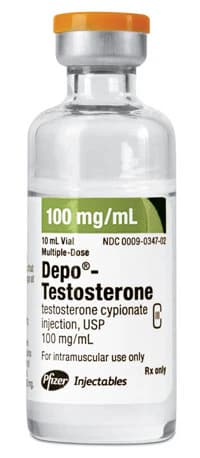 Depo-Testosterone Injection 100 mg/mL, Multiple-Dose Vial, 10 mL, Pfizer - Depo-Testosterone Inj MDV - Image 1