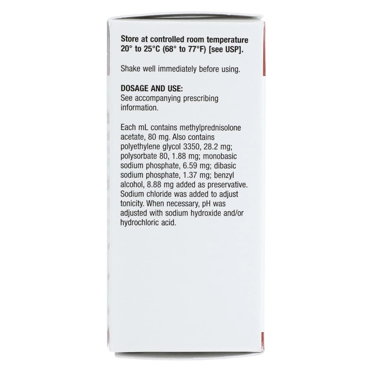 Depo-Medrol Injection 80mg/mL, MDV, 5mL Vial thumbnail 5