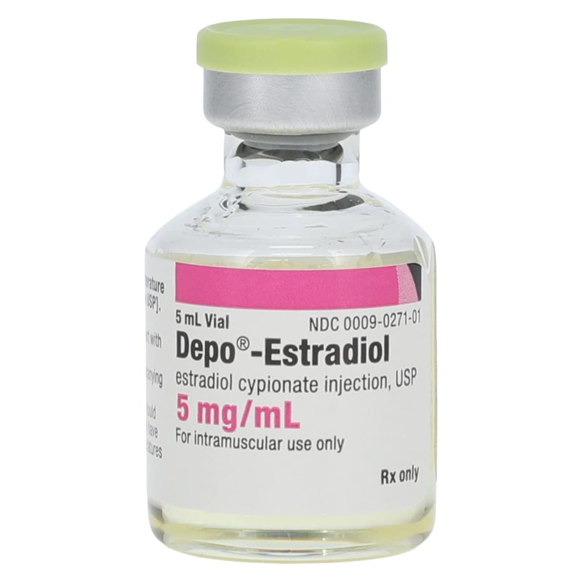 Depo-Estradiol (Estradiol Cypionate) Injection, 5 mg/mL, 5 mL Vial, Each thumbnail 3