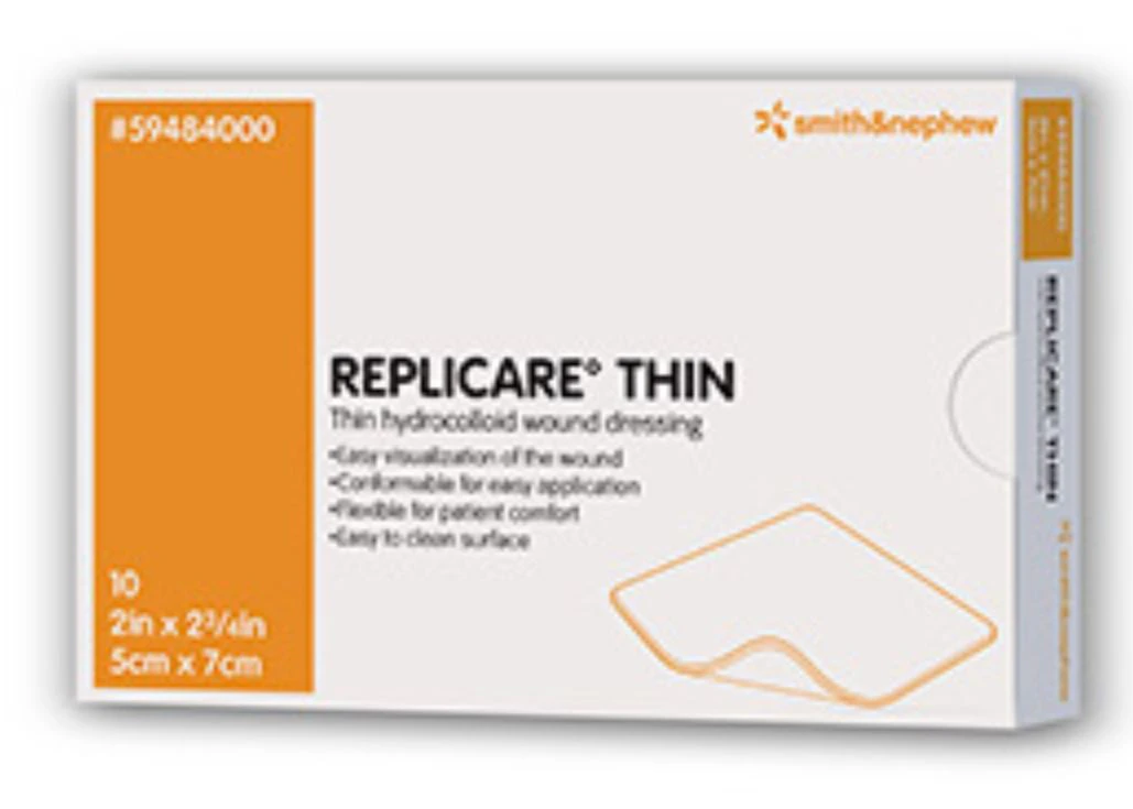 Replicare Hydrocolloid Wound Dressing, 6x8 inch, Sterile, Large, Tan, Box of 6 - Replicare Hydrocolloid 6X - Image 1