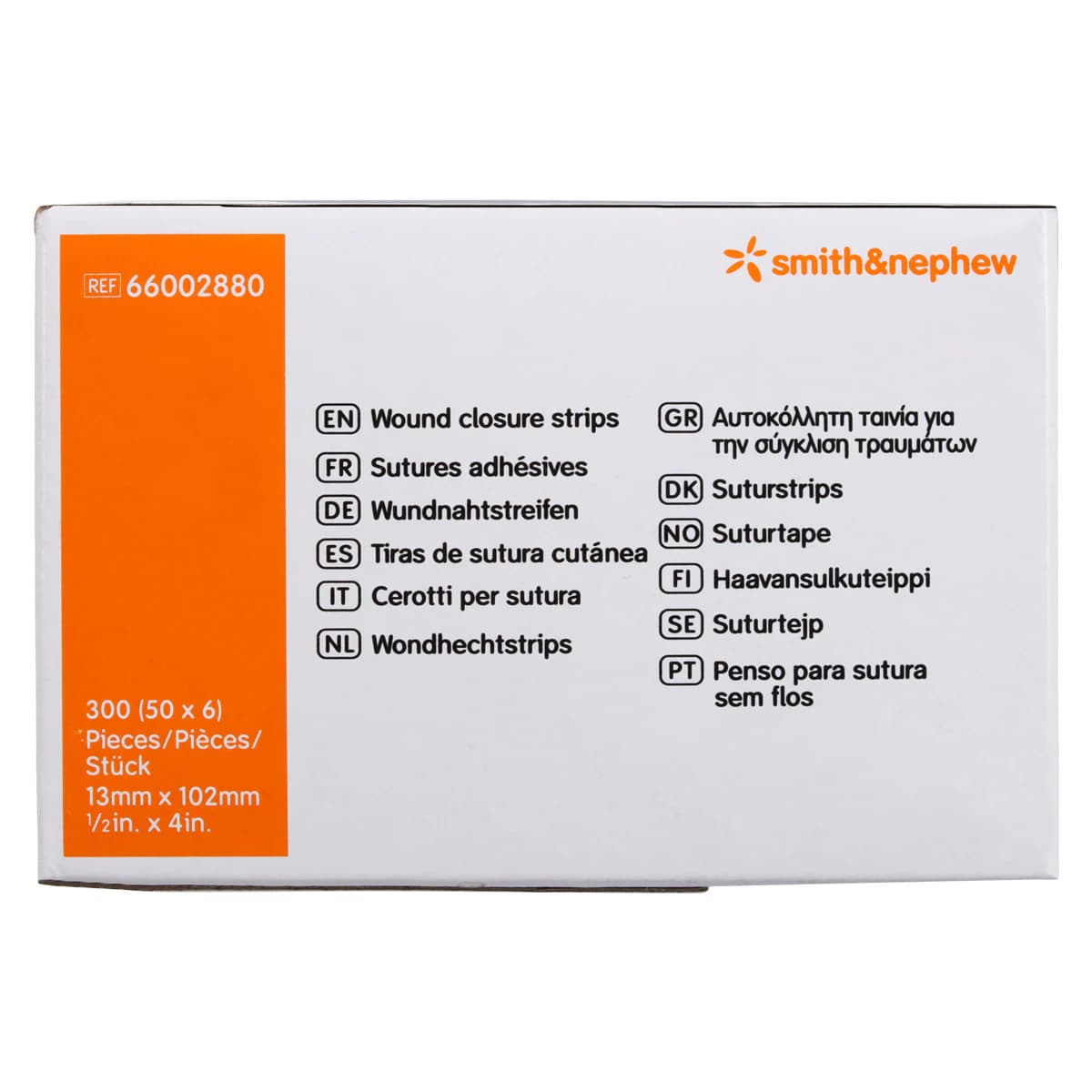 Leukostrip Skin Closure Strips, Elastic, 100% Polyamide, 1/2" x 4", White, Sterile, 50/Box thumbnail 6