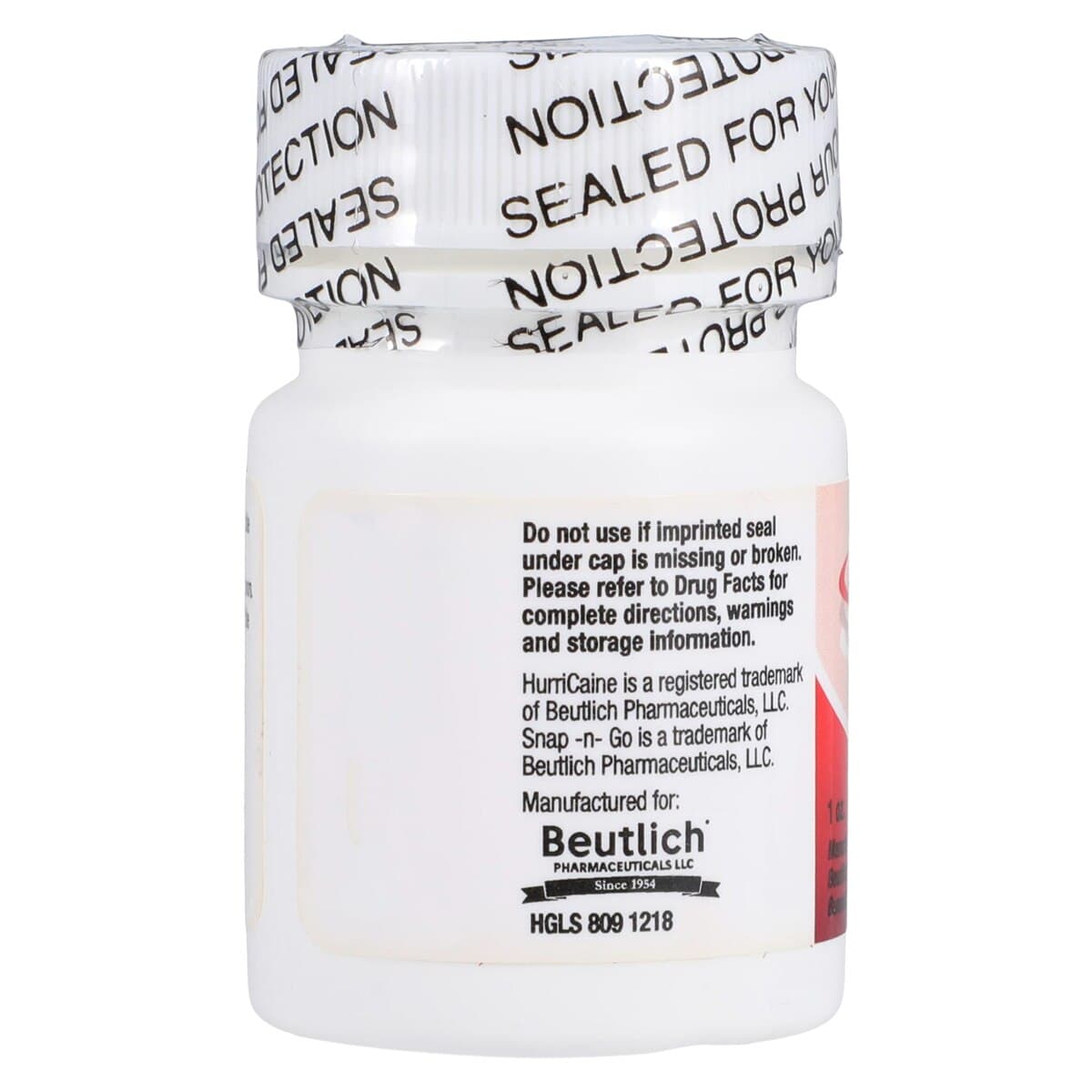 HurriCaine Topical Anesthetic Gel, 20% Benzocaine, Strawberry, 1 oz Jar thumbnail 5
