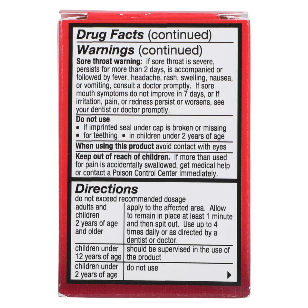 HurriCaine Topical Anesthetic Gel, 20% Benzocaine, Strawberry, 1 oz Jar thumbnail 6