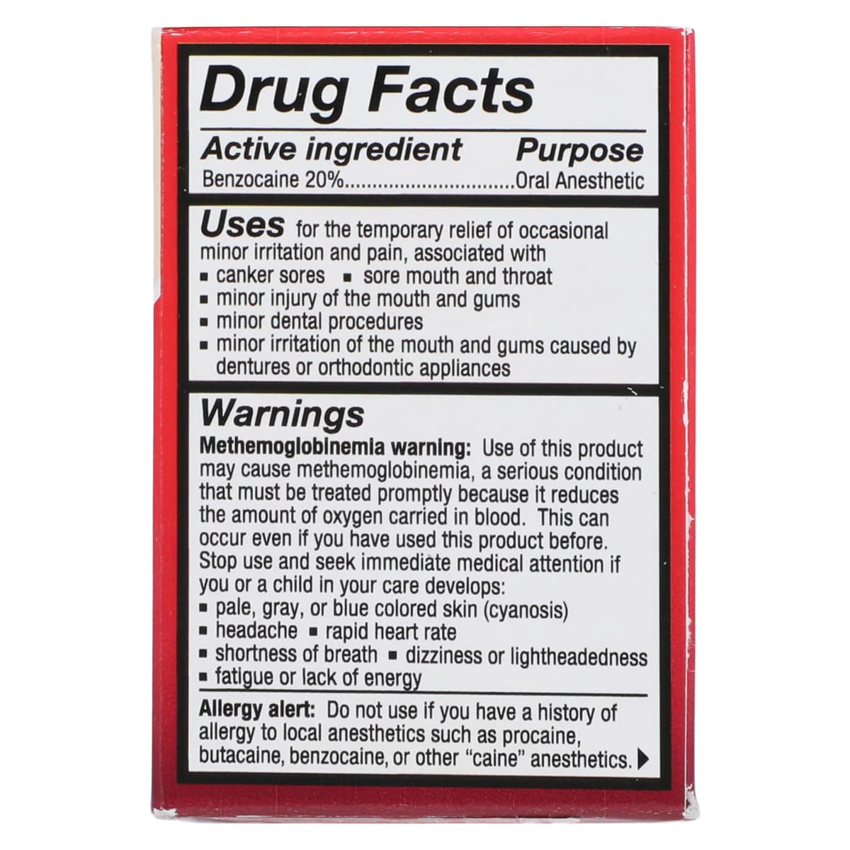 HurriCaine Topical Anesthetic Gel, 20% Benzocaine, Strawberry, 1 oz Jar thumbnail 7
