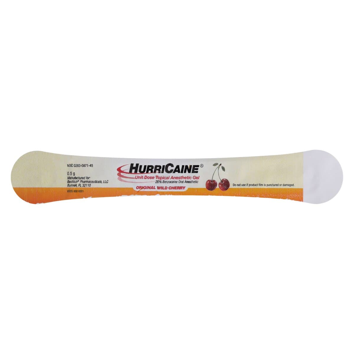 HurriCaine Topical Anesthetic Gel Unit Dose, Cherry, 20% Benzocaine, 4 x 1.2 g Prefilled Syringes with Tips, 60/Box thumbnail 3