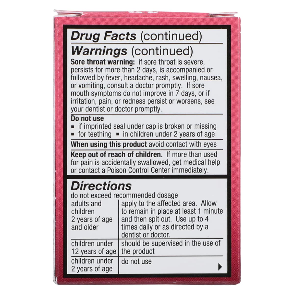 HurriCaine Topical Anesthetic Gel, 20% Benzocaine, Watermelon, 1 oz Jar thumbnail 6
