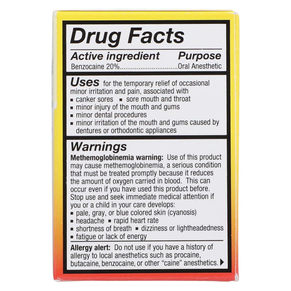 HurriCaine Topical Anesthetic Gel, 20% Benzocaine, Wild Cherry, 1 oz Jar thumbnail 7