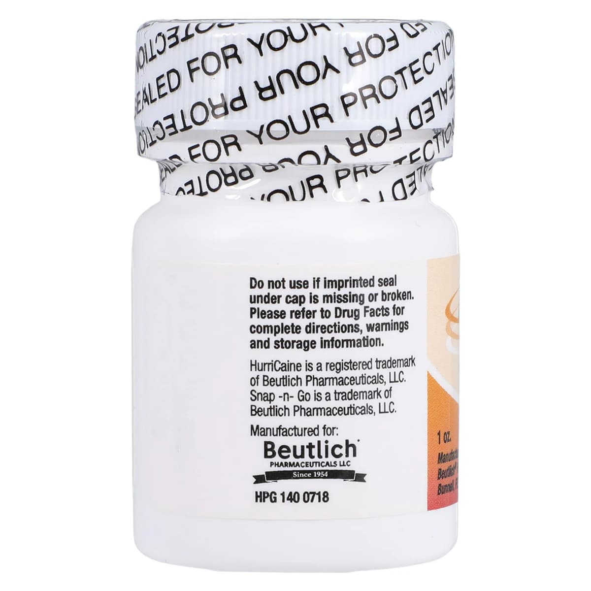 HurriCaine Topical Anesthetic Gel, 20% Benzocaine, Pina Colada, 1 oz Jar thumbnail 5