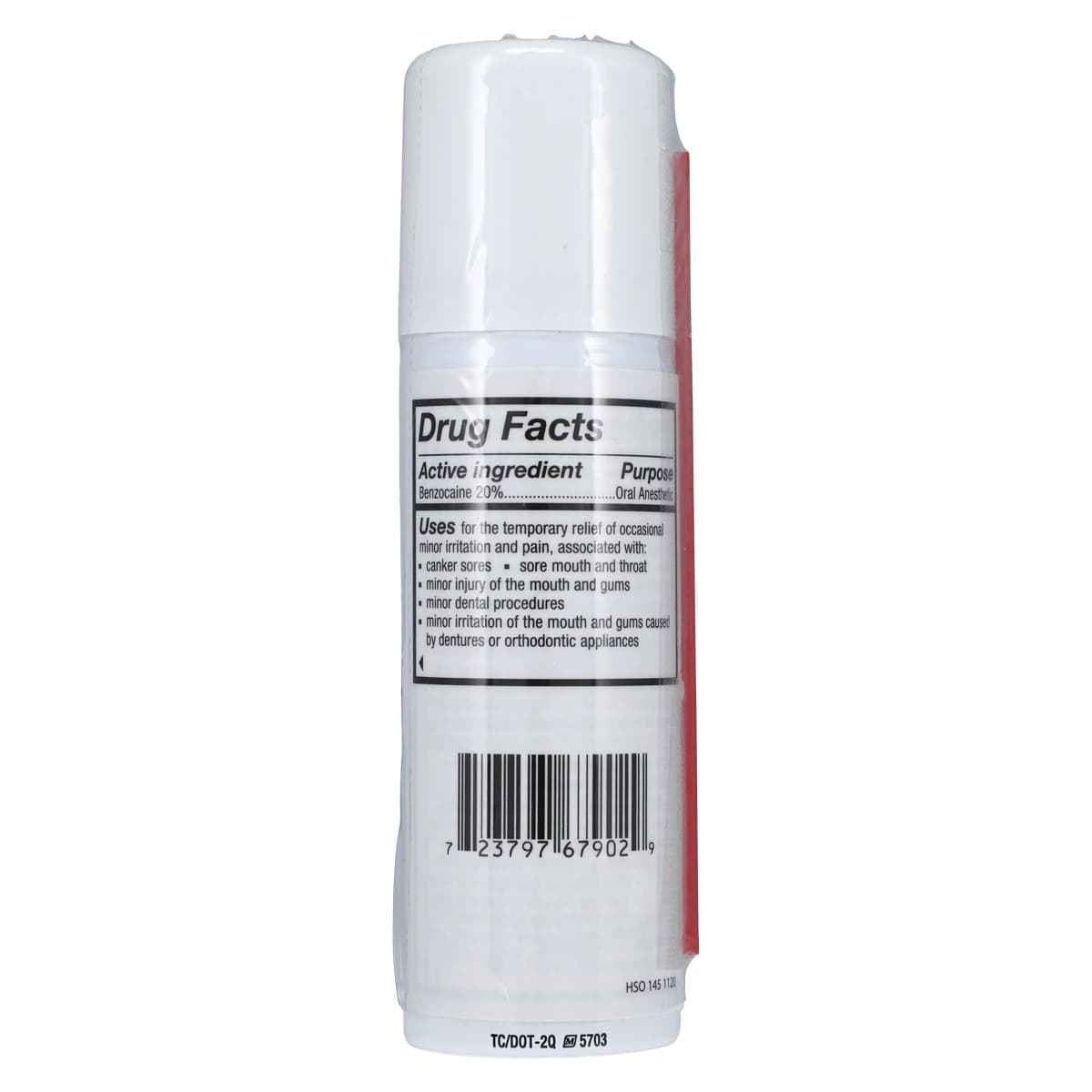 HurriCaine Topical Anesthetic Spray, 20% Benzocaine, Wild Cherry, 2 oz, #0283-679-02 thumbnail 2