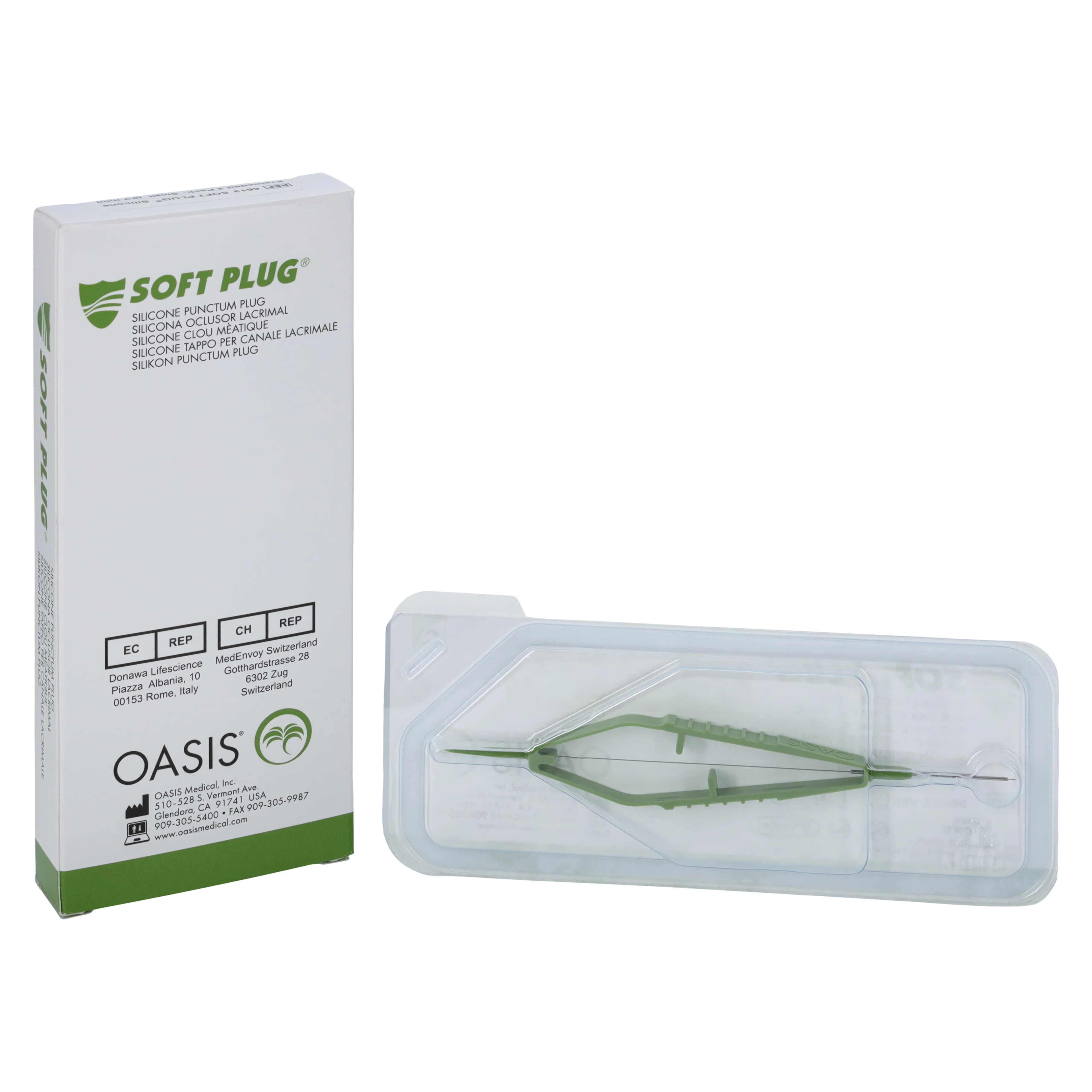 Oasis Medical Soft Plug Punctum Ophthalmic Silicone Plug, 0.7mm, Small - Soft Plug Silicone Plug - Image 1