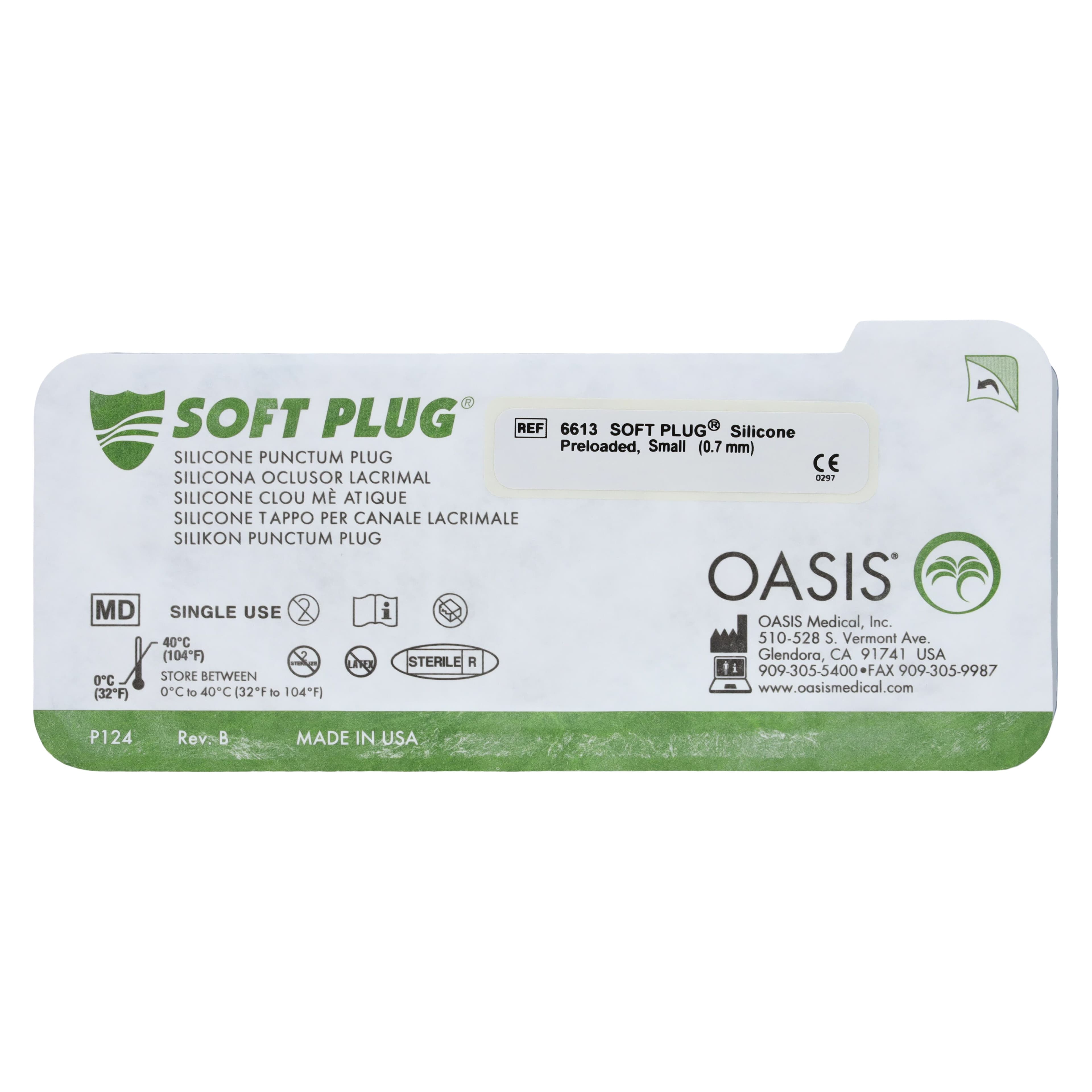 Oasis Medical Soft Plug Punctum Ophthalmic Silicone Plug, 0.7mm, Small thumbnail 3