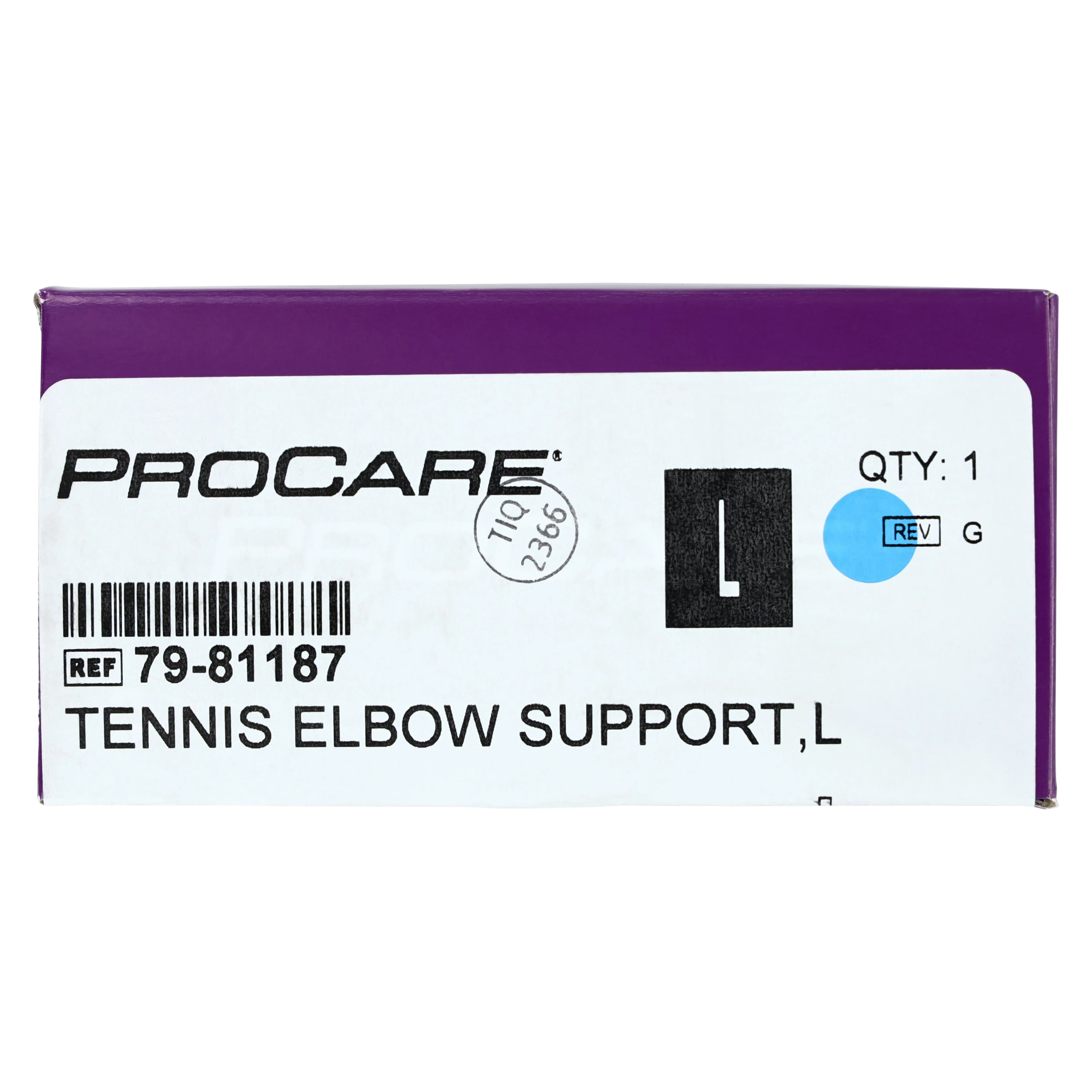 Procare Tennis Elbow Support, Neoprene, Adult Large (11-14"), Ambidextrous thumbnail 5