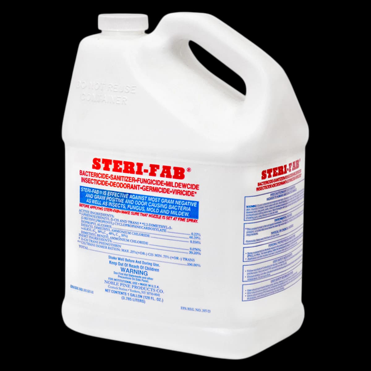 Steri-Fab Disinfectant Solution, 1 Gallon Bottle, 4/Case - Steri-Fab - Image 1